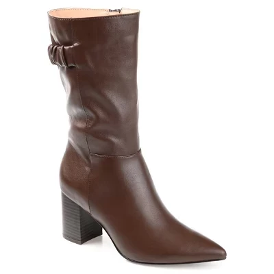 Женские ботинки Journee Collection Wilo, коричневые