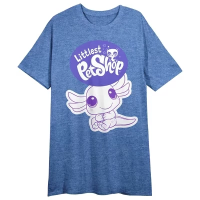 Женская футболка для сна Littlest Pet Shop, синяя