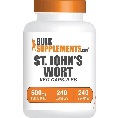 Капсулы BulkSupplements с экстрактом зверобоя