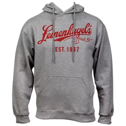 Мужское худи Leinenkugel's Beer Logo, серое