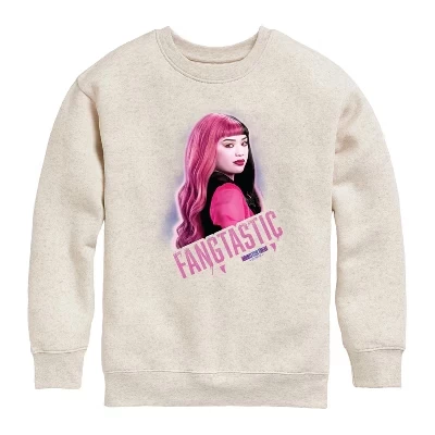 Флисовая толстовка с длинным рукавом Fangtastic Graphic из натурального меха