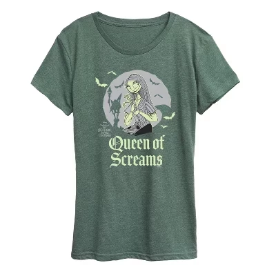 Женская футболка Hallo Queen с коротким рукавом и рисунком heather juniper