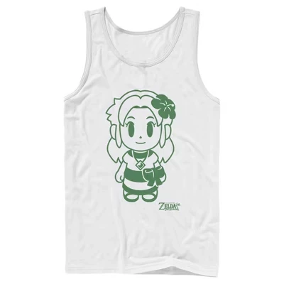 Мужская футболка Legend of Zelda Link's Awakening от Marin Avatar, белая