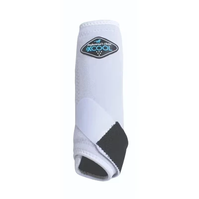 Ботинки Professional's Choice 2XCOOL Horse Front Boots - Тройное охлаждение и поддержка из кевлара - Несколько размеров белого цвета