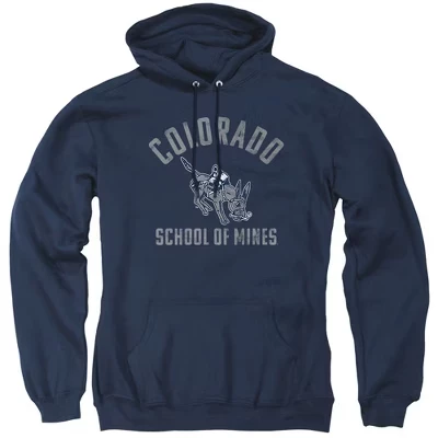 Толстовка с капюшоном для взрослых с официальным логотипом Colorado School of Mines от Orediggers