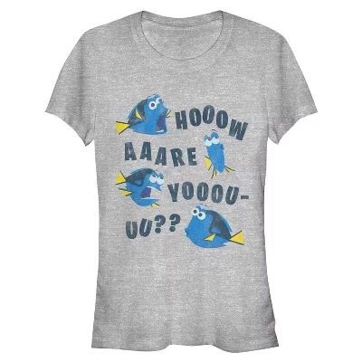 Женская футболка для юниорок Whale How Are You athletic heather