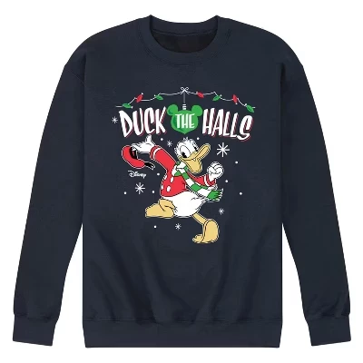 Мужская флисовая толстовка Duck The Halls с графическим рисунком