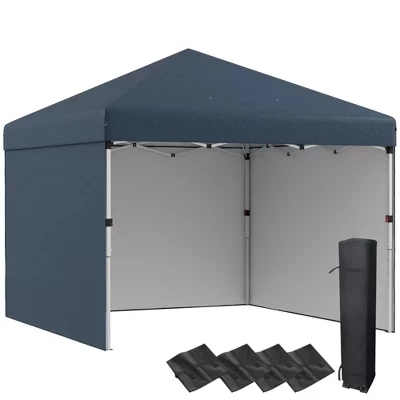 Шатер HBEZON 3×3 м со стенками, темно-синий