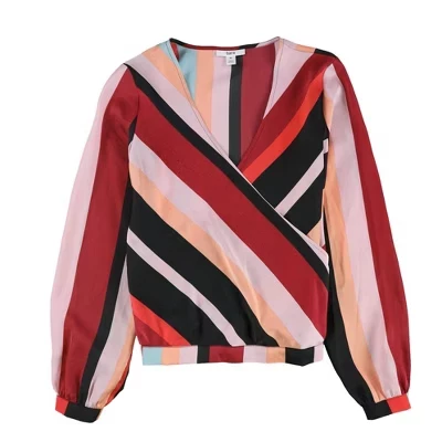 Женская блузка Bar III Striped Pullover, разноцветная