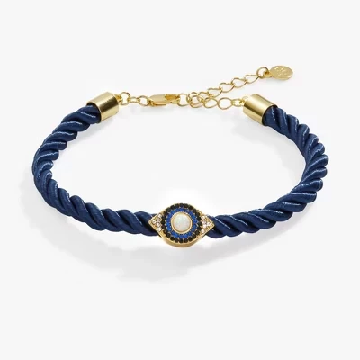 Браслет Alex and Ani «Злой глаз», регулируемый, золотой