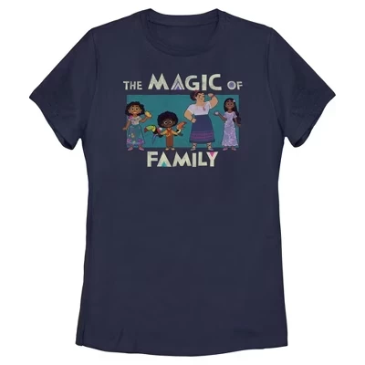 Женская футболка Encanto The Magic of Family, синяя