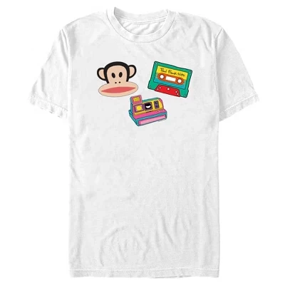 Мужская футболка Paul Frank «Ретро-иконы», белая