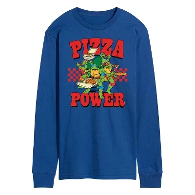 Мужская футболка с длинным рукавом и графическим рисунком Group Pizza Power