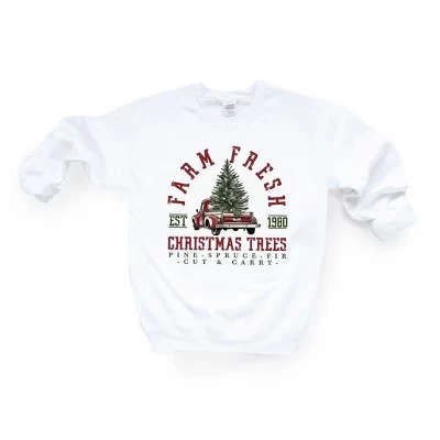 Женский свитшот Simply Sage Market Farm Fresh, белый