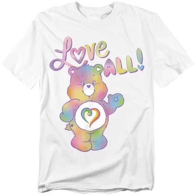 Men's  Love All With Togetherness Bear T-Shirt white