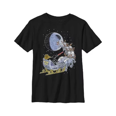 Футболка для мальчиков STAR WARS Darth Vader, черная