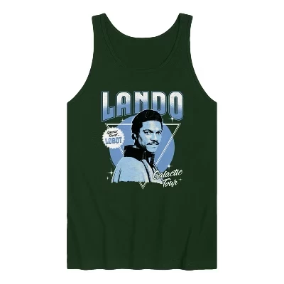 Мужская майка Star Wars Lando Concert Tee, зеленая