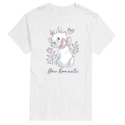 Мужская футболка с коротким рукавом и рисунком Aristocats, белая
