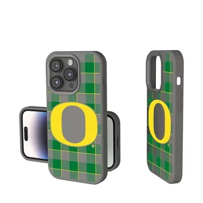 Чехол для мобильного телефона NCAA Big Ten Universities в клетку Soft Touch для Apple iPhone oregon ducks