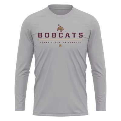 Мужской лонгслив NCAA Texas State, меланжевый
