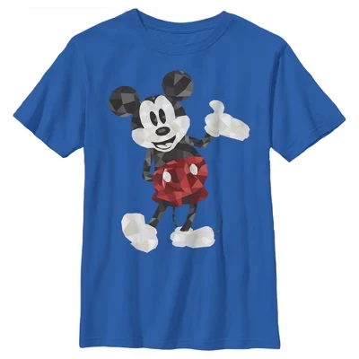 Детская футболка Disney Mickey Mouse для мальчика, королевский синий