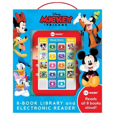 Disney Mickey and Friends: Me Reader-библиотека из 8 книг и набор звуковых книг для электронного чтения