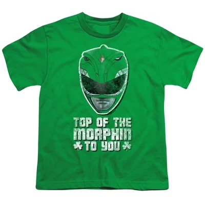 Футболка для мальчиков Power Rangers «Морфин», зеленая
