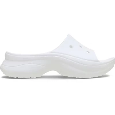Women's Bae Slide Platform Sandals white