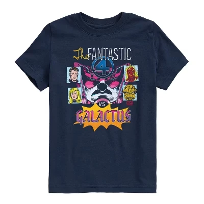 Футболка с коротким рукавом и рисунком Vs Galactus синего цвета