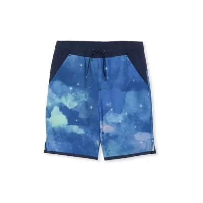 Детский эластичный гидролайнер Sport Swim Trunk акварельная галактика
