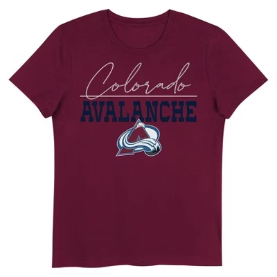 Футболка для девочек NHL Colorado Avalanche, разноцветная