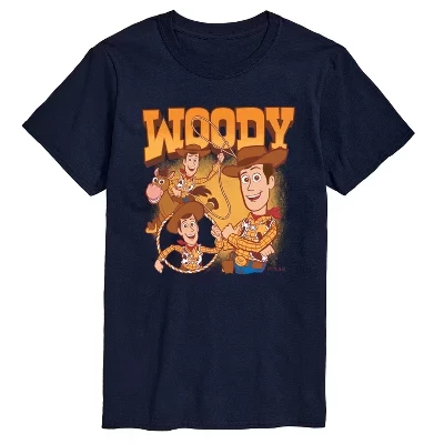 Мужская футболка с коротким рукавом и графическим рисунком Woody Bootleg