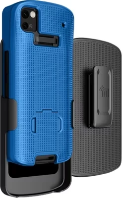 Чехол Nakedcellphone для Zebra TC53/TC58 с кобурой и подставкой, синий