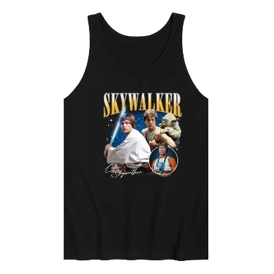 Men's -  - Luke Skywalker Graphic Tank Top black