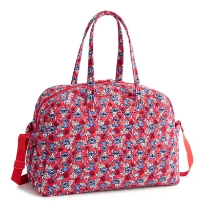 Женская большая дорожная сумка Weekender из хлопка Disney Lilo and Stitch stitch monstera
