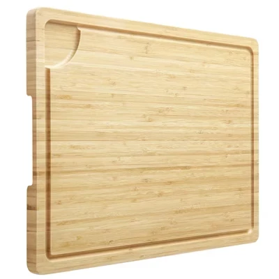 Разделочная доска GustoWave бамбуковая 50,8×35,6×2 см, светлая