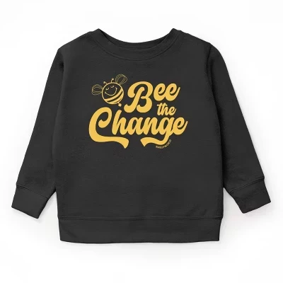 Молодежная толстовка SmileyWorld Bee the Change черного цвета
