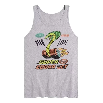 Мужская майка с графическим рисунком Super Cobra Jet athletic heather