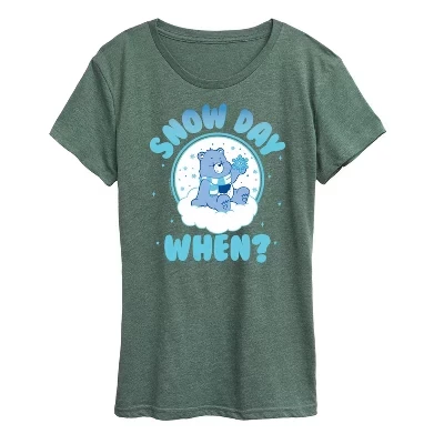 Женская футболка Care Bears Snow Day When, джунипер