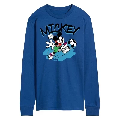 Мужской лонгслив Disney Standard Sports Soccer Mickey, синий
