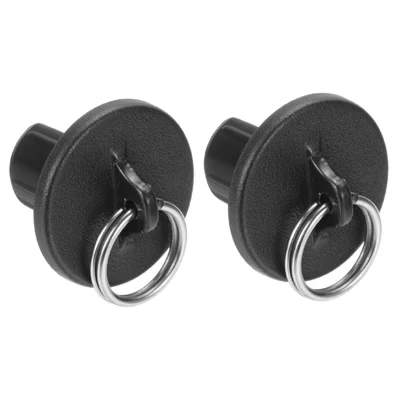 Outdoor Roller Shades Ring End Cap Replacement Part 2 Pcs black