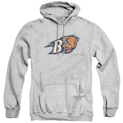 Мужская спортивная толстовка Athletic heather с капюшоном от Bucknell University Official Distressed Primary