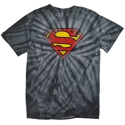 Мужская футболка Superman с логотипом Supes, черная