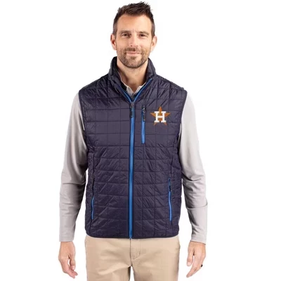 Мужской пуховик Houston Astros Rainier PrimaLoft® с эко-изоляцией на молнии синего цвета