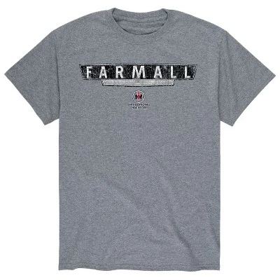Мужская футболка Farmall Grill с коротким рукавом и графическим принтом athletic heather