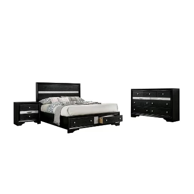 Спальный гарнитур miBasics Whether by Bed, черный