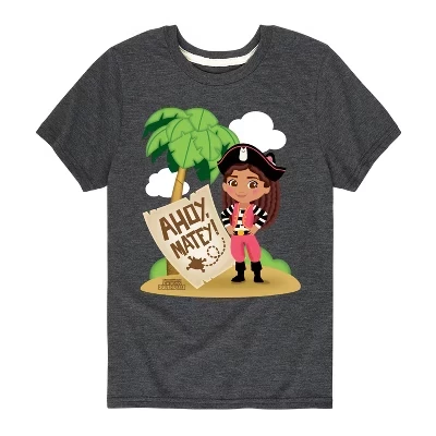 Футболка с коротким рукавом Gab Ahoy Matey с графическим рисунком heather charcoal
