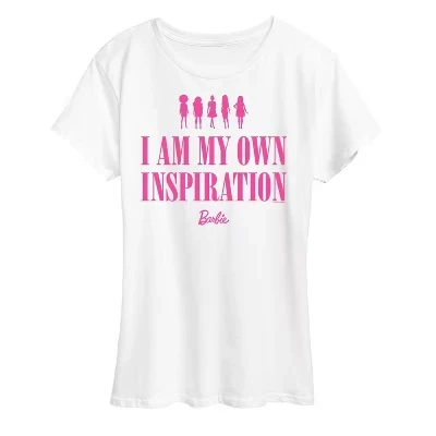 Женская футболка с коротким рукавом I Am My Own Inspiration с графическим рисунком белого цвета