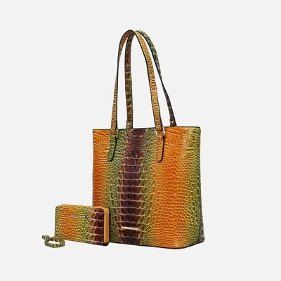 Женская сумка-тоут Piper Gradient Rainbow с кошельком в тон от Mia K brown