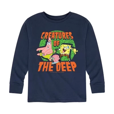 Лонгслив для мальчиков SpongeBob Creatures Deep